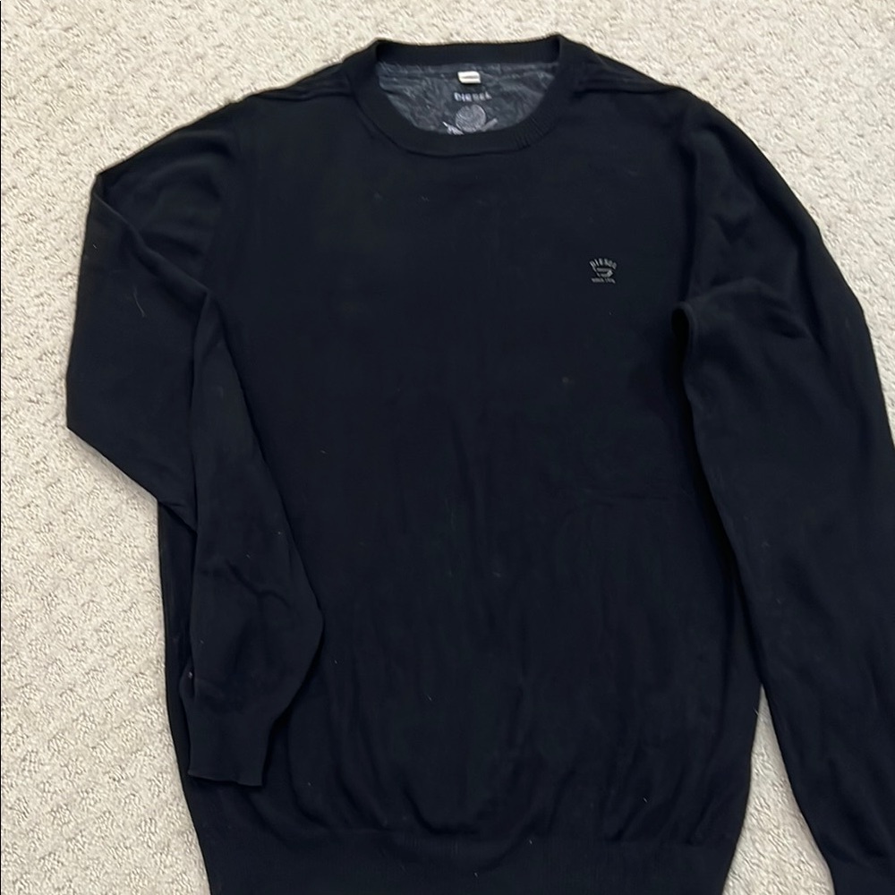 Diesel Men's Dark Blue Crewneck Sweater